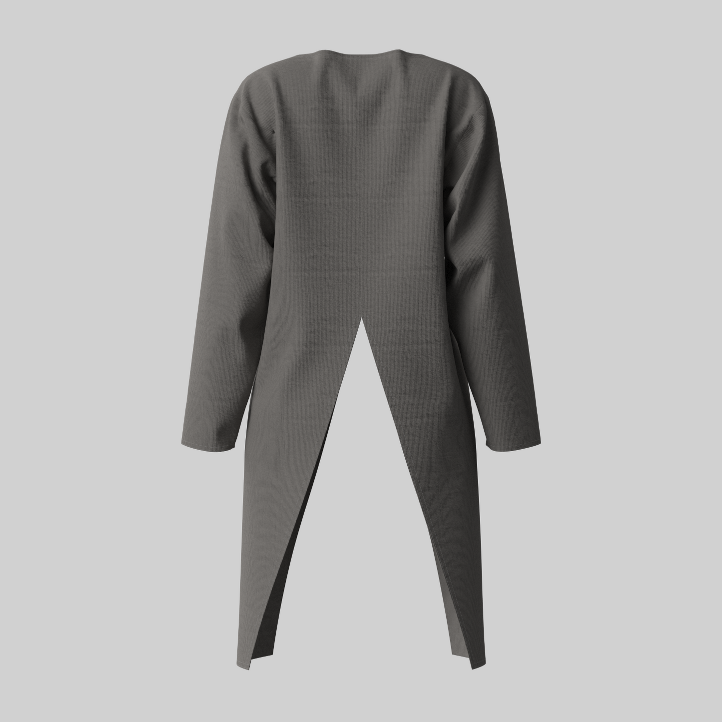 LONG SLEEVE TUNIC WITH ELONGATED SIDES