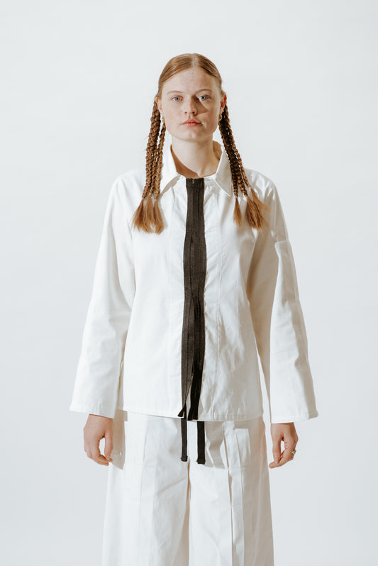 PLEATED SLEEVES SHIRT