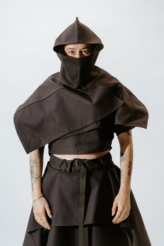 HEAD COVER WITH SHOULDER PANELS