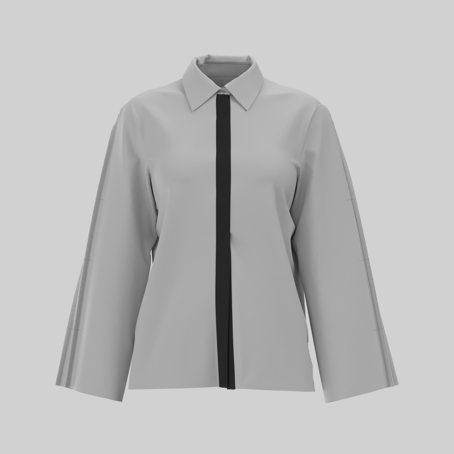 PLEATED SLEEVES SHIRT