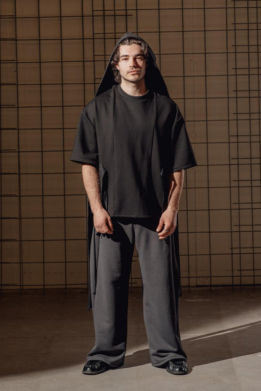 T-SHIRT WITH SIDE STRINGS